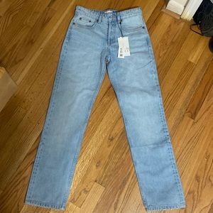 Zara straight jeans